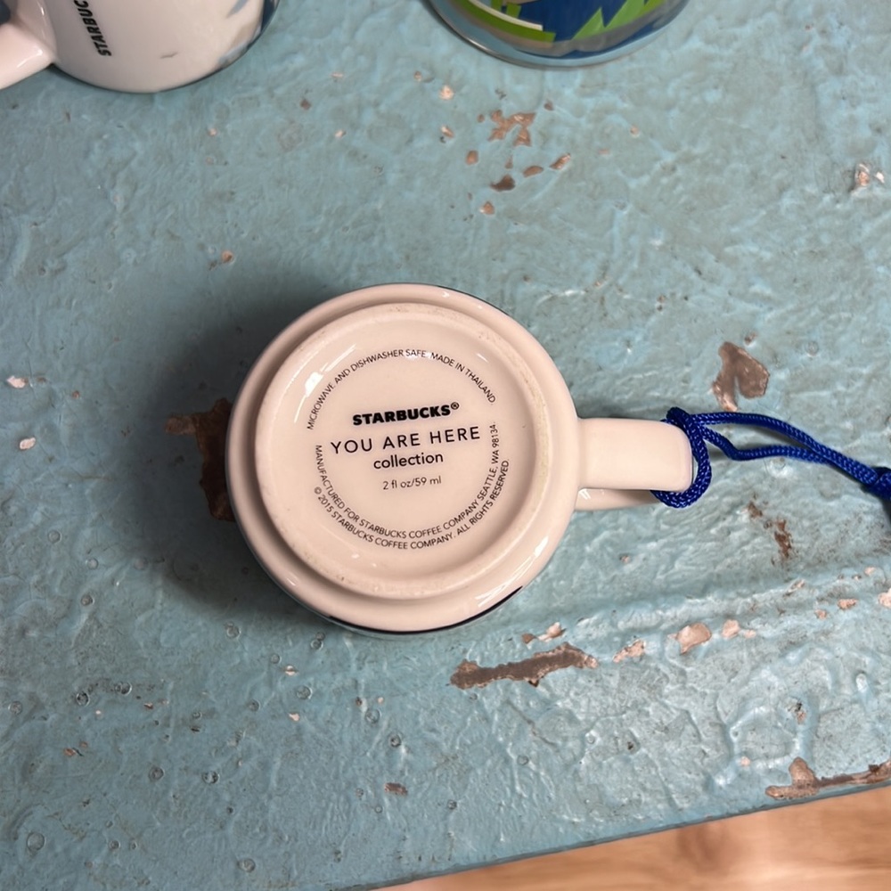 STARBUCKS YOU ARE HERE Collection Espresso Mini Mug 2015 2oz. New - Picture 3 of 6